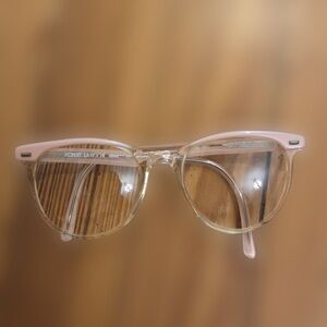 Robert La Roche Made in Italy Pink and Clear Eyeglasses